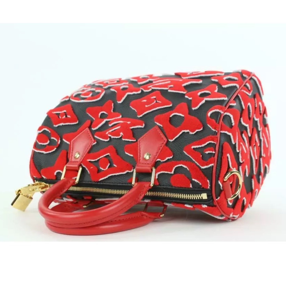 RARE Red Speedy Louis Vuitton - Picture 8 of 15
